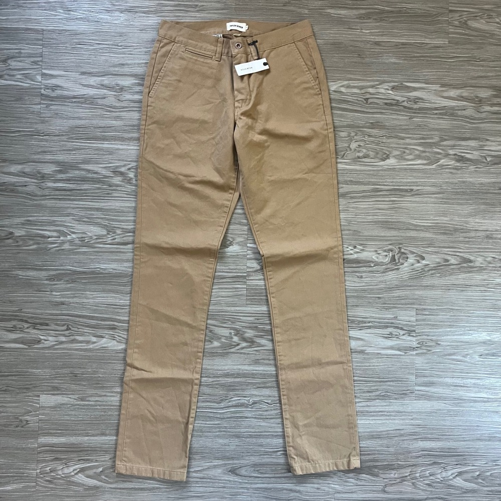 Taylor Stitch The Slim Chino in Khaki Mens 31 Handmade in Spain NWT